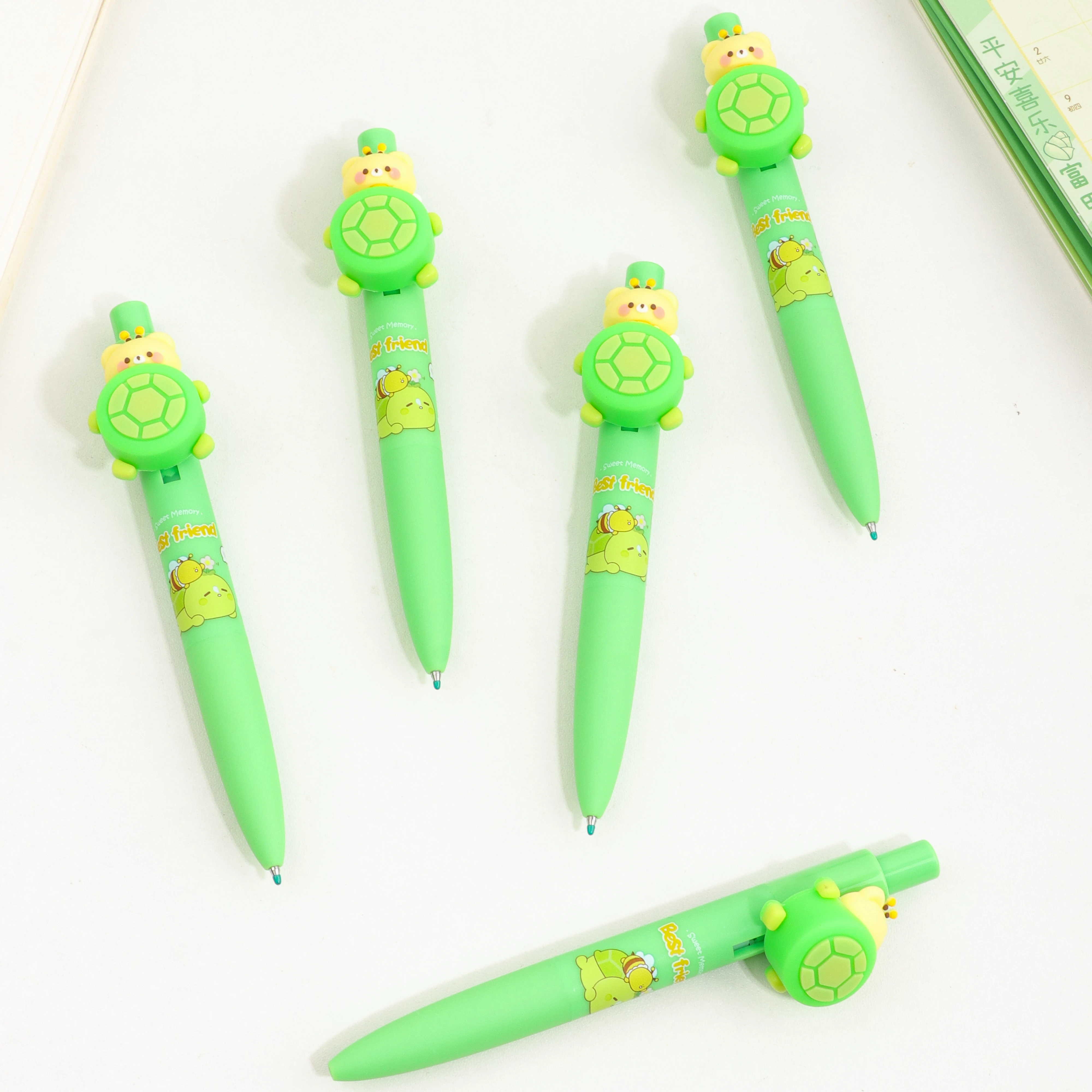 2024 New Kawaii Stationery Supplies School Student Cartoon Cute Black Ink Gel Pen  Utiles Escolares Papeleria Kawaii