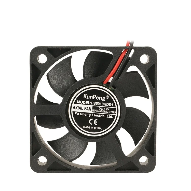 KunPeng temperature control 5010 axial fan 5High Quality 12v 5020 blower 50x50x10 12v dc brushless fan KunPeng tech