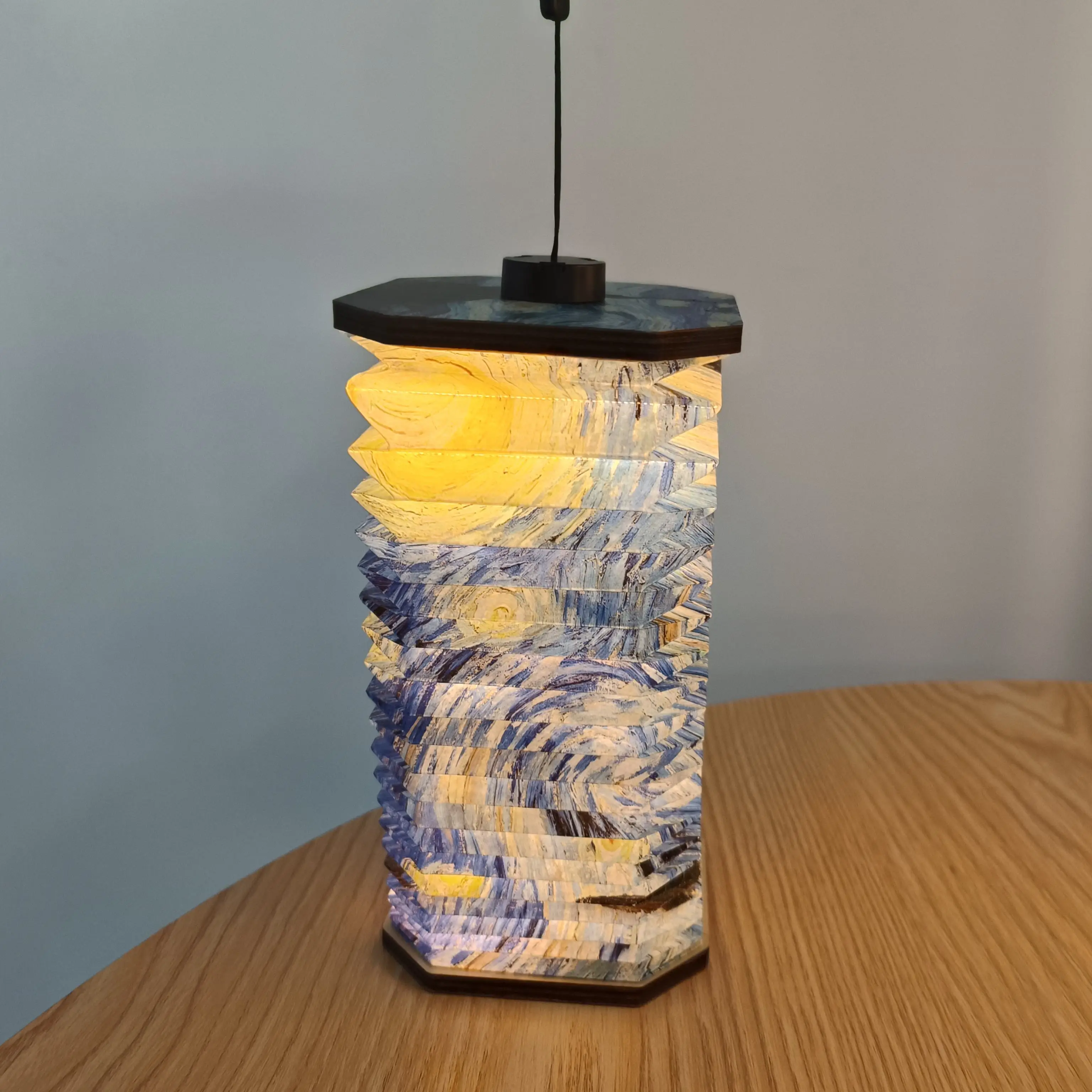 FOCUS Luxury LED Book Lamp Custom Creative Promotion Gift Folding Book Lamp Museum Novelty Paper Lamp