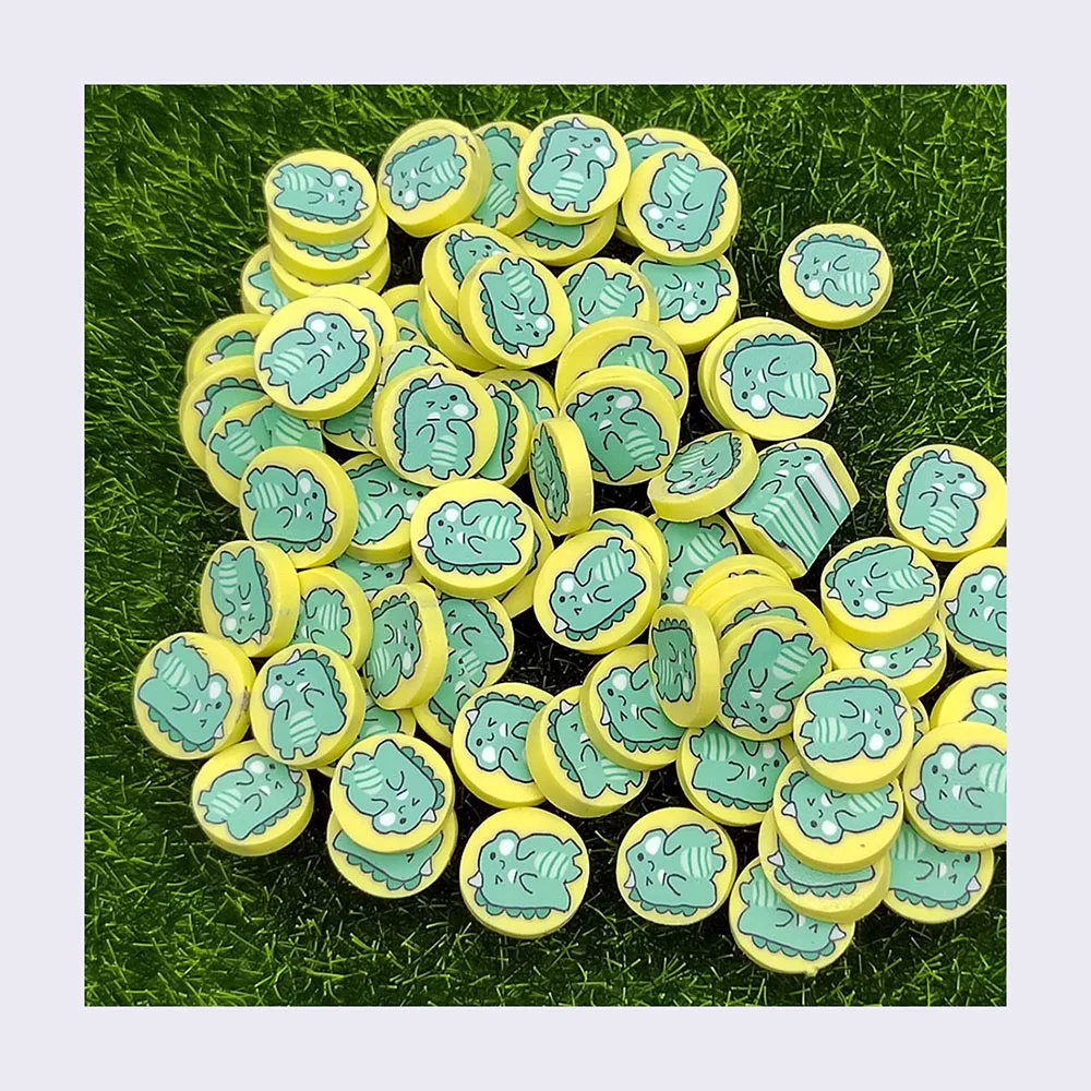 Clay Animal Dinosaur Sprinkles for DIY Craft Slime Filling Accessory Soft Pottery Slices Nail  Decor