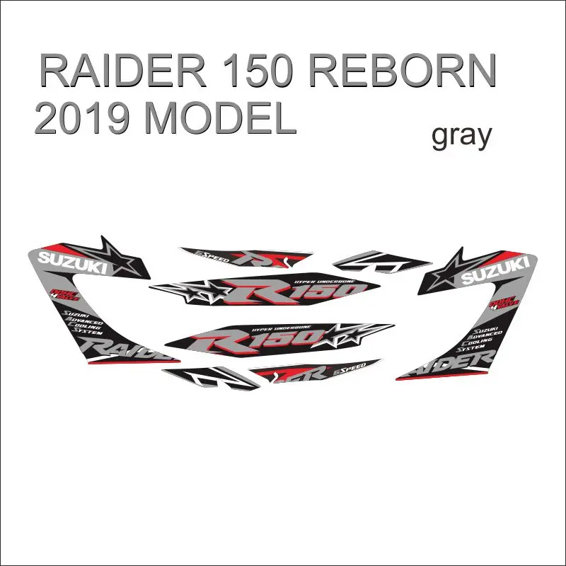 Для suzuki raider 150 реборн дизайн полный корпус Декор наклейка оптовая продажа пользовательские мотоциклетные