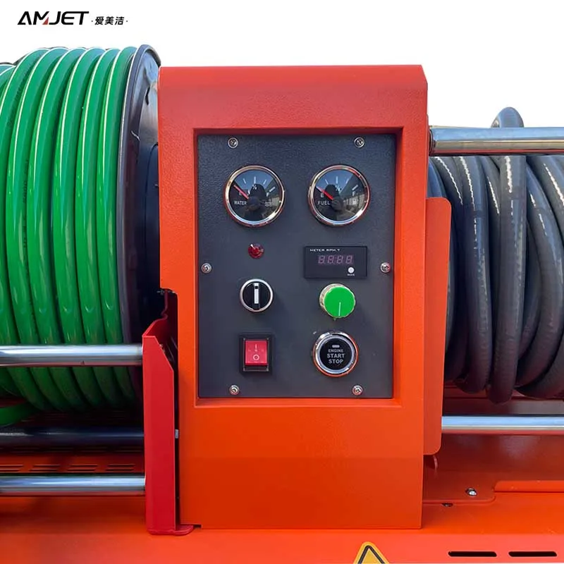 Powerful and efficient AMJET high-pressure pipe unclogger for solving various stubborn blockages