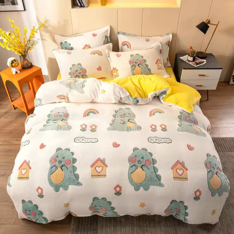 
100% polyester double bed quilt sheet fabric high quality duvet cover 