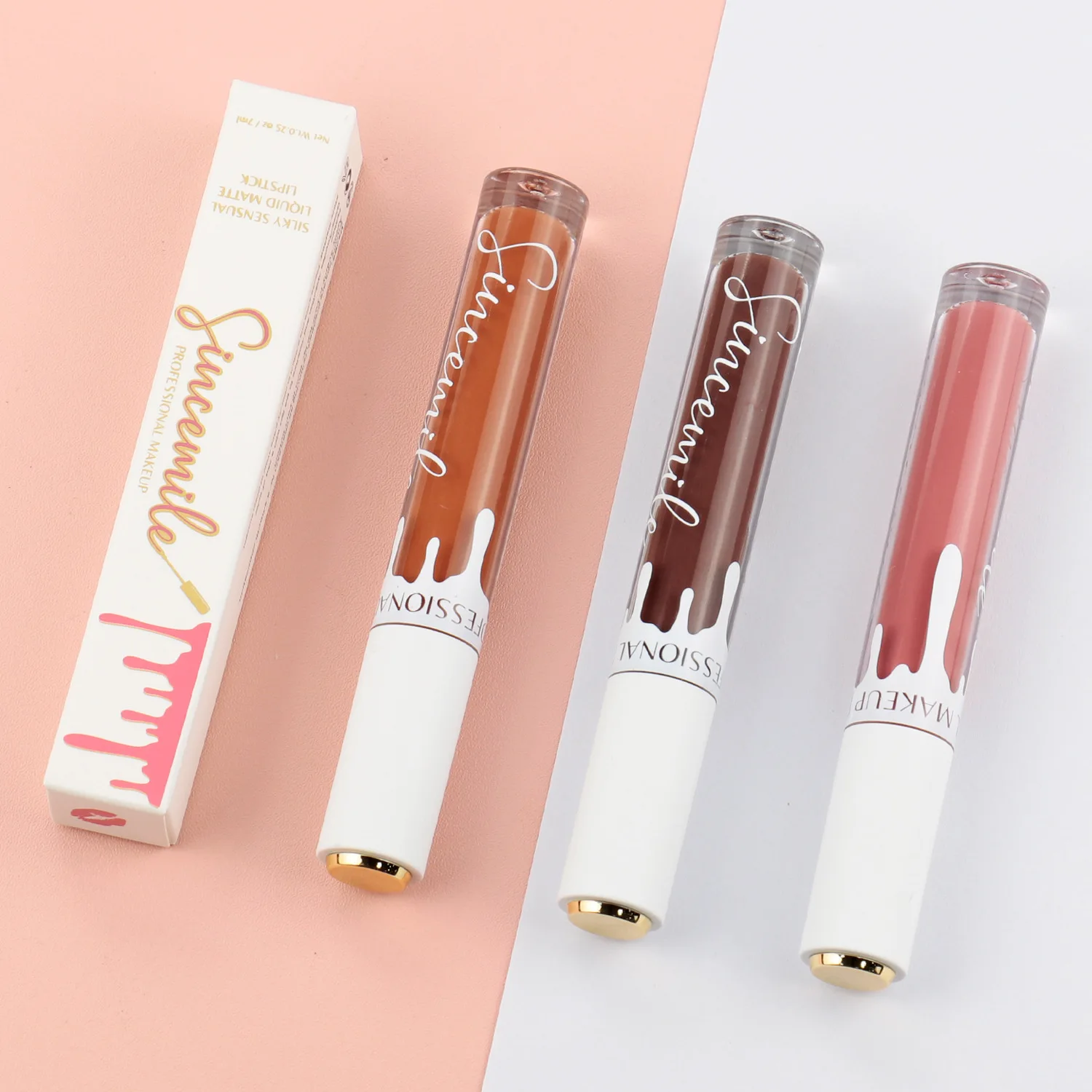 2022 New Lip Stick Private Label Hot Selling 12 Colors Velvet Matte Waterproof Long Lasting Lip Gloss
