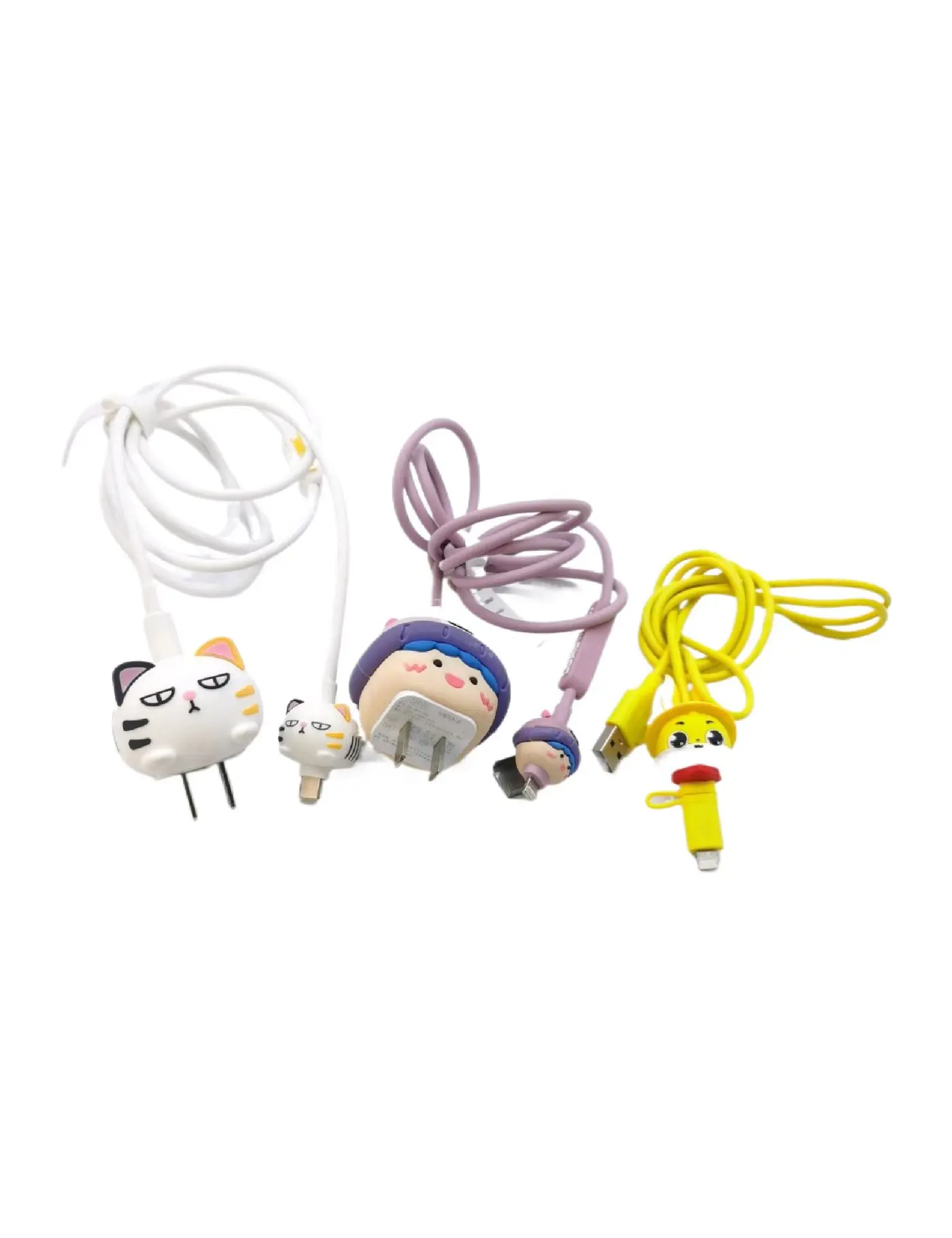 Factory Custom 3D PVC Silicone Charger Protective Case For IPhone 11 12 13 14 18W-20W Fast Charge Protection Charger Cover