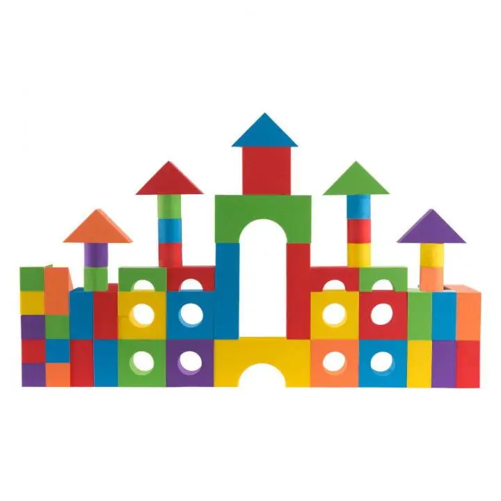ENGINE OEM Custom Educational Construction Toy Passed Safety Non Toxic DIY EVA Large Foam Building Blocks Kids