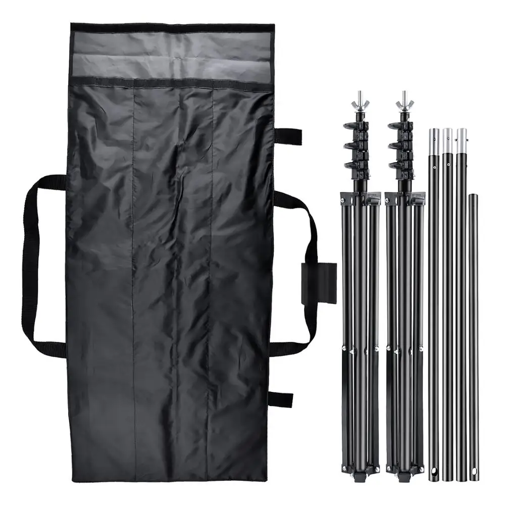 
FOSOTO YB-263 2.6M*3M Photo Background Frame Background Stand photography accessories For Photo Shoot + Carry Bag 