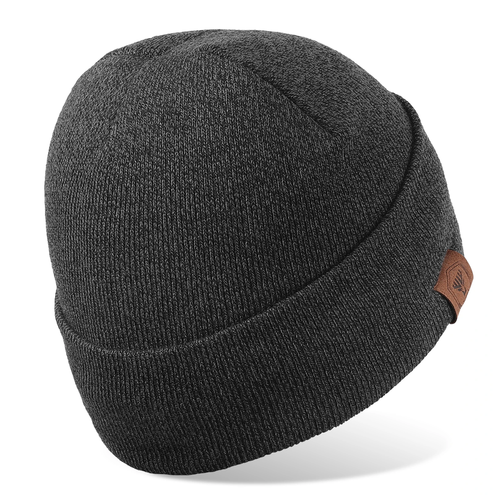 Зимняя вязаная шапка теплые флисовые шапки для мужчин и