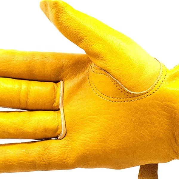GLOVEMAN EN388 EN420 EN407 Professional Good Quality Leather Safety Welding Safety Gloves