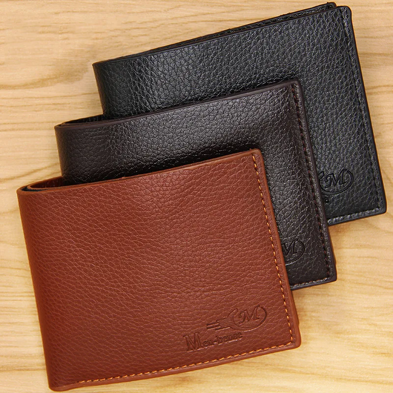 2021 Top selling products High Quality PU leather mens card holder wallet