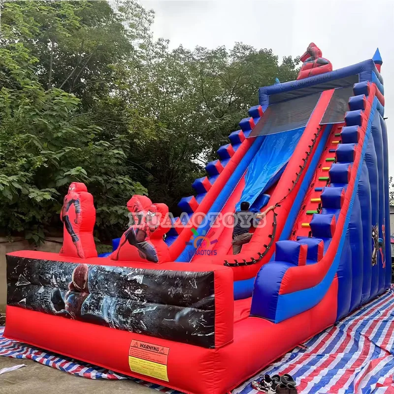 HUAAO Commercial inflate giant inflatable slide for adult,jumpers bouncers castle inflatable slides for sale