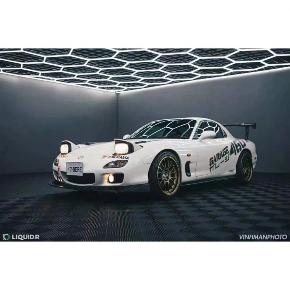 PP tile modular garage floor plastic interlocking floor tile for car parking/car washroom/4S shop