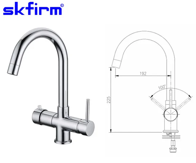 Five Way Faucet Carbonated water faucet under sink soda dispenser