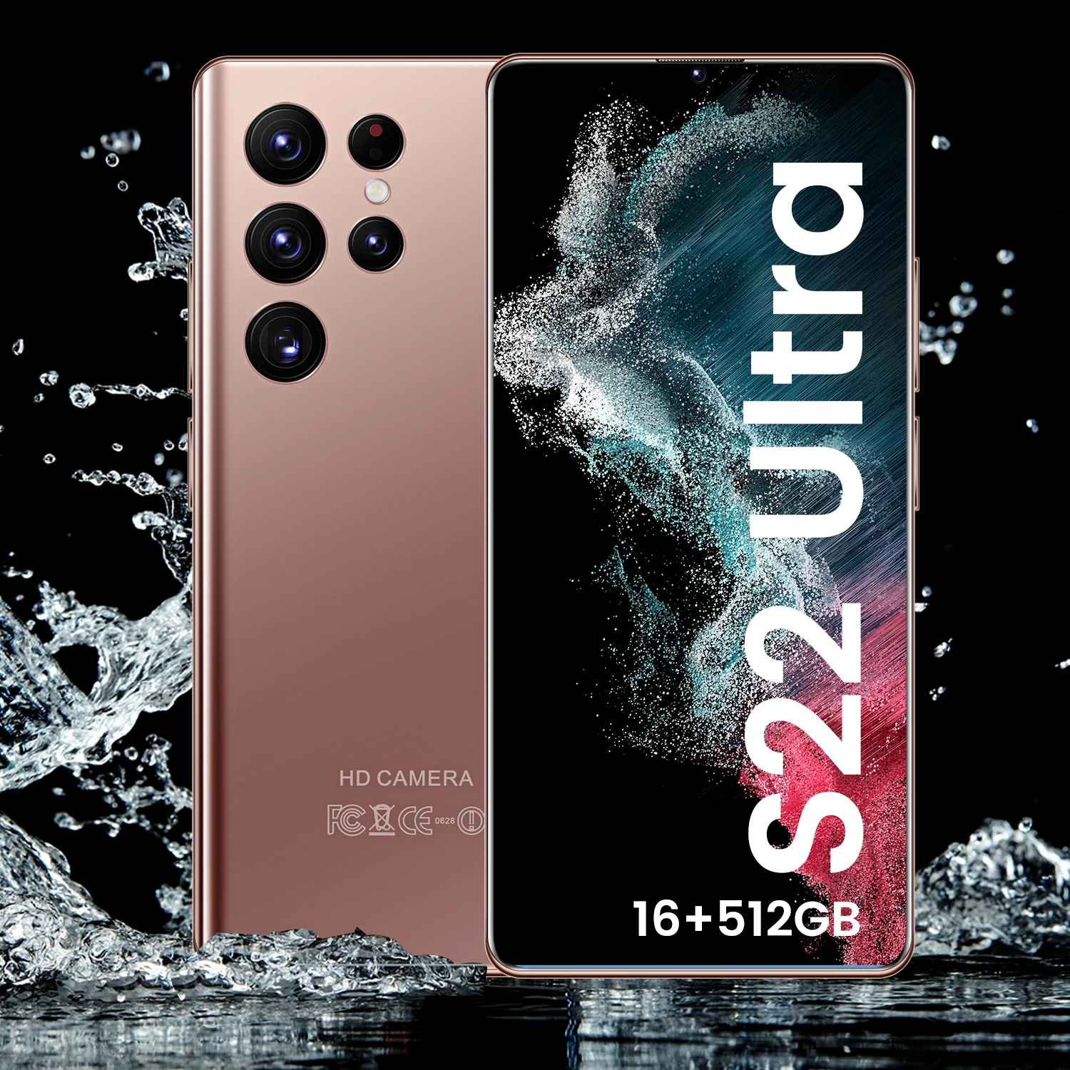 2022 Best Sell S22 Phone Android System 16G+512GB Big Memory HD camera Smartphone Original Unlocked Mobile Phones