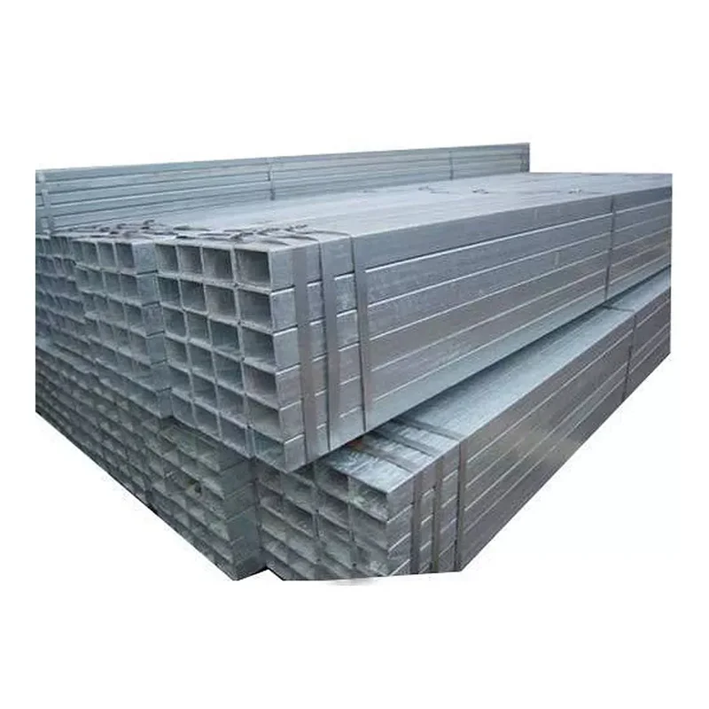 Square tube perforated galvanized steel post pre galvanized square tube 3mm thick galvanized square tube price