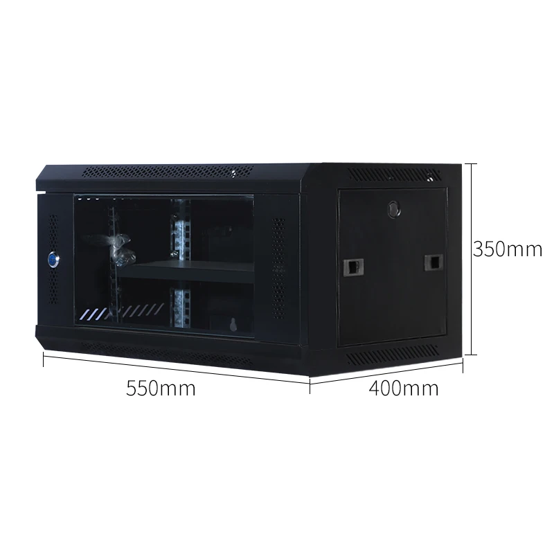 19 inch 4u 6u 9u 12u Wall  mounted network cabinet  CCTV Wall Mounting Rack  Factory customization