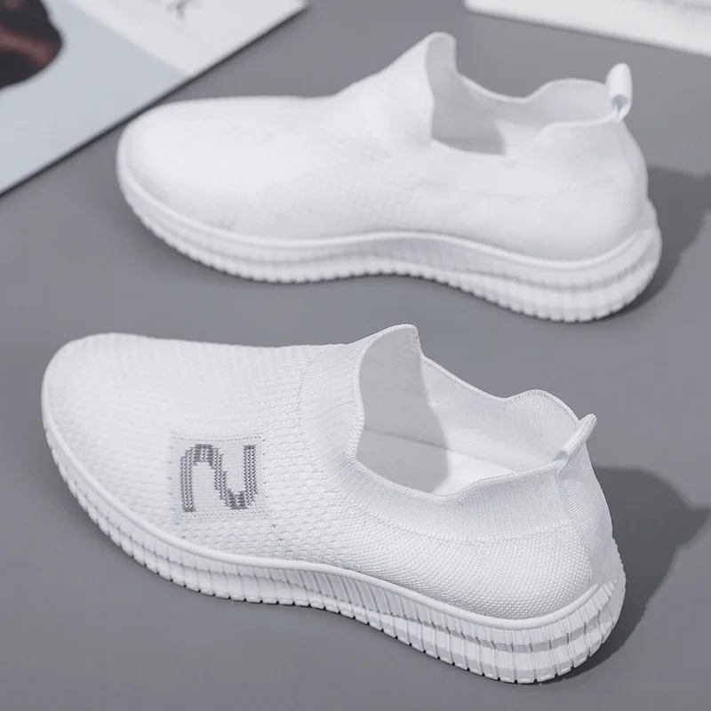 customized chunky fashion white sneakers casual shoes woman walking style high sole shoes women sport shoes