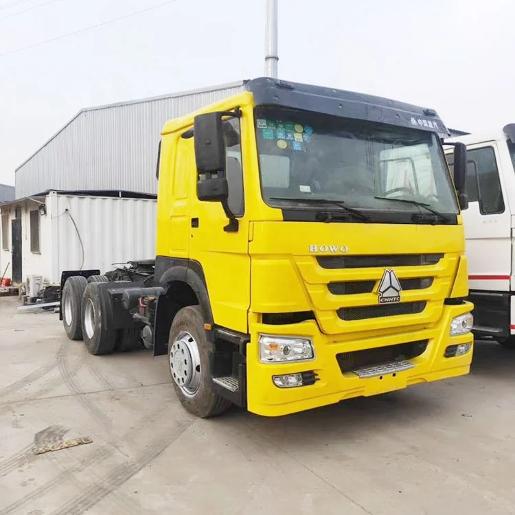 Top selling good condition used sinotruk Howo tractor truck 420hp Trailer Truck Head
