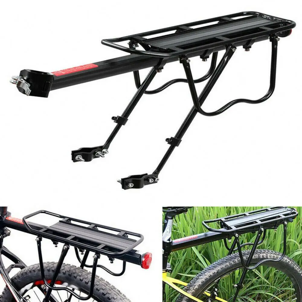 Semi Quick Release Bike Rack Aluminum Alloy 50KG Rear Luggage Carrier Trunk MTB Bike Rear Seat Cycling Bicycle Racks