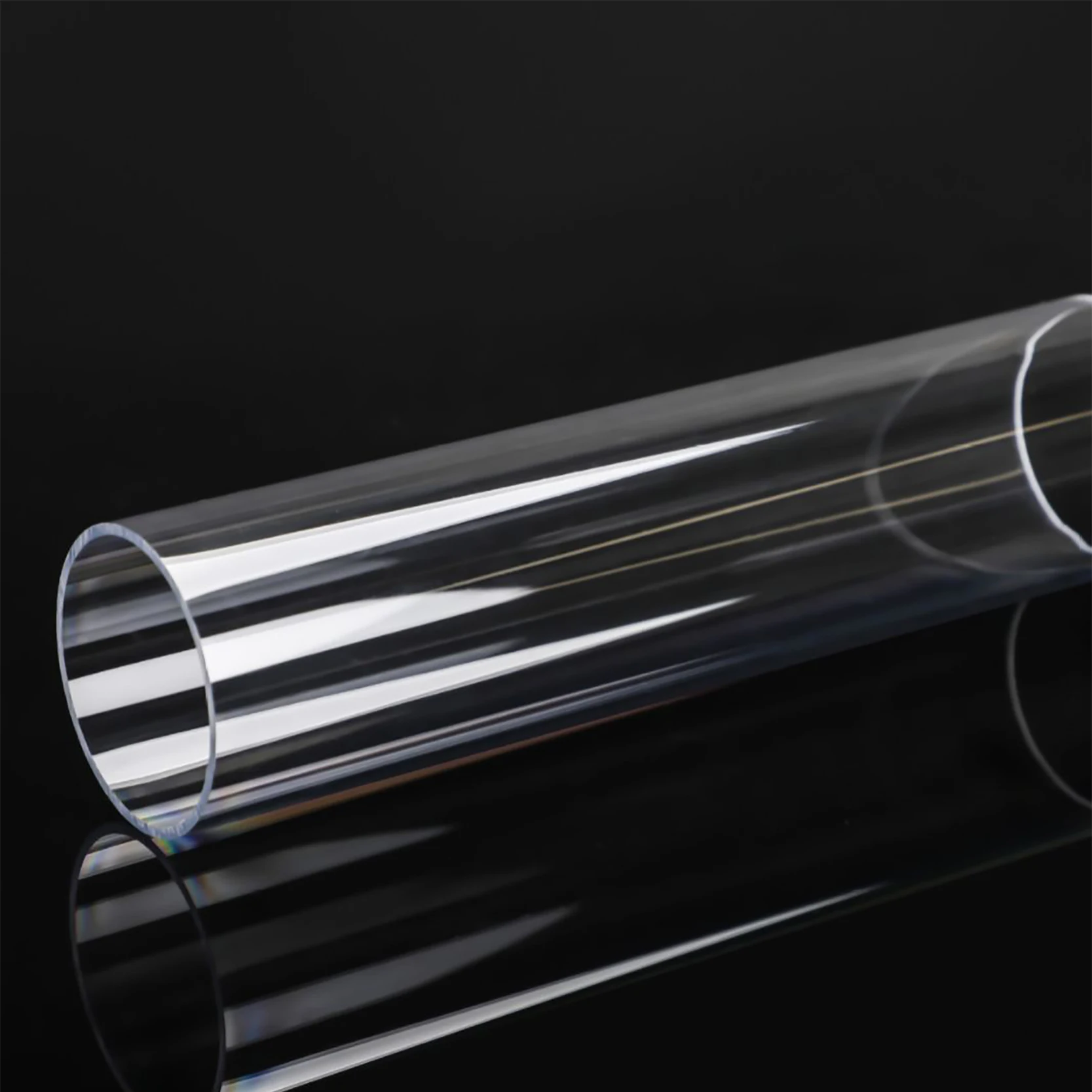 PC tube factory wholesale polycarbonate plastic round tube plastic lighting PC transparent tube display frame plastic