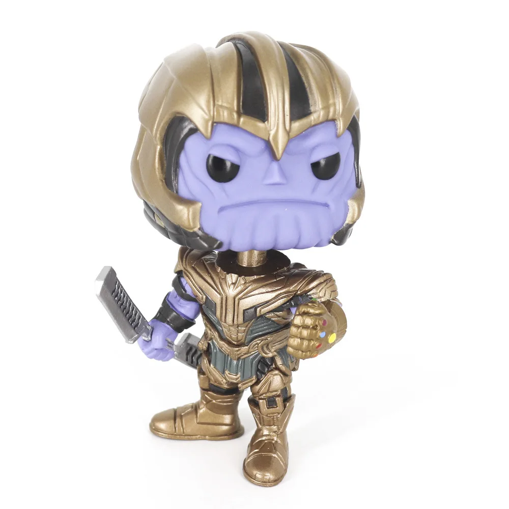 Куклы Funko POP Marvel-Мстители фигурки игрушки танос железный человек