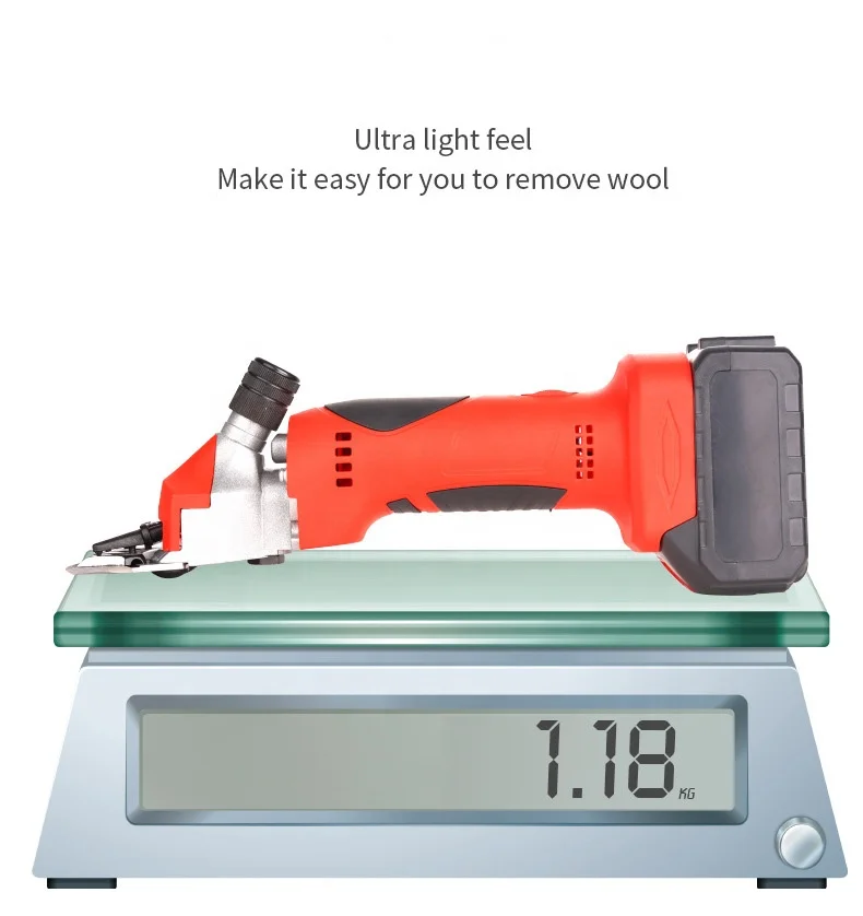 13 Tooth Electric Goat Wool Shearing Cordless Wool Sheep Hair Cutting Clipper Shearing Machine For Animal Hair Trimming
