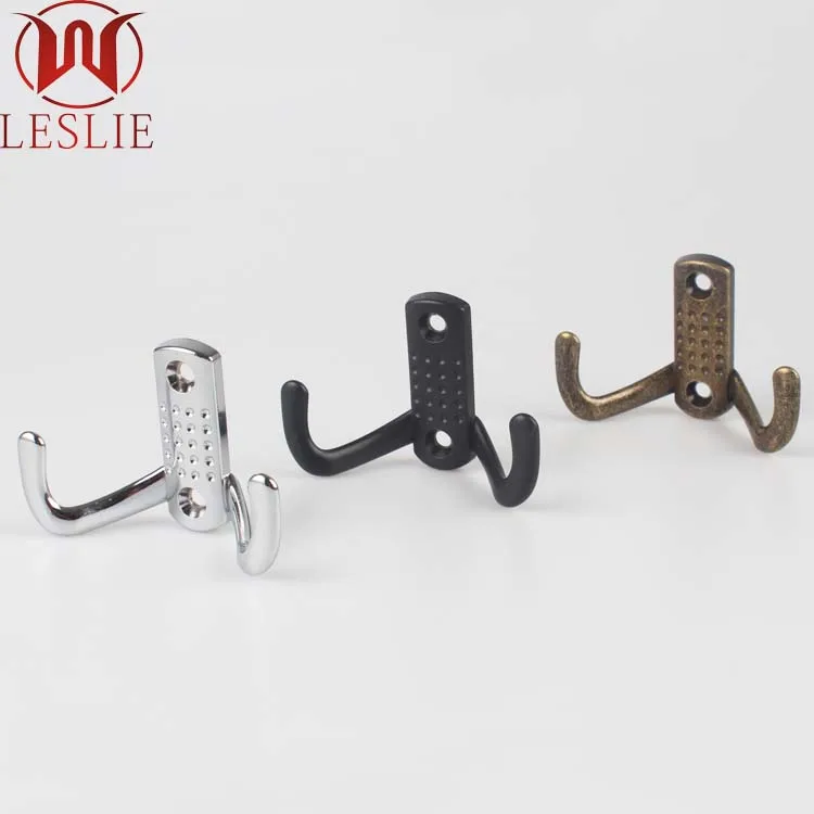 Furniture hardware Zinc alloy clothes hook Wall hook metal coat hooks for clothes hanger