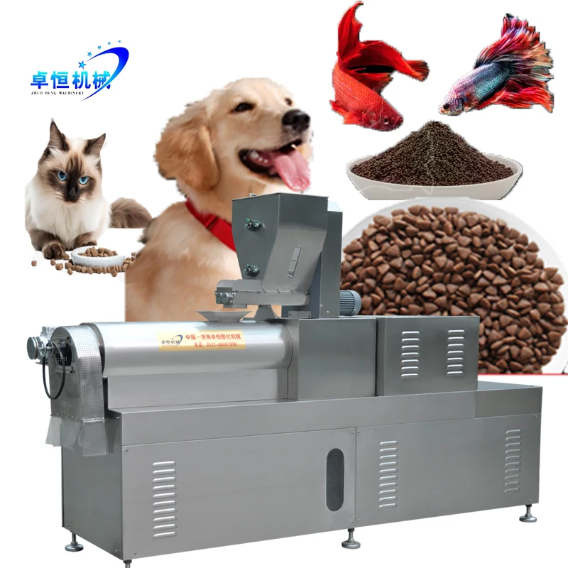 Zhuoheng Outlet Best selling wholesale price dry pet dog cat food pellet processing machine