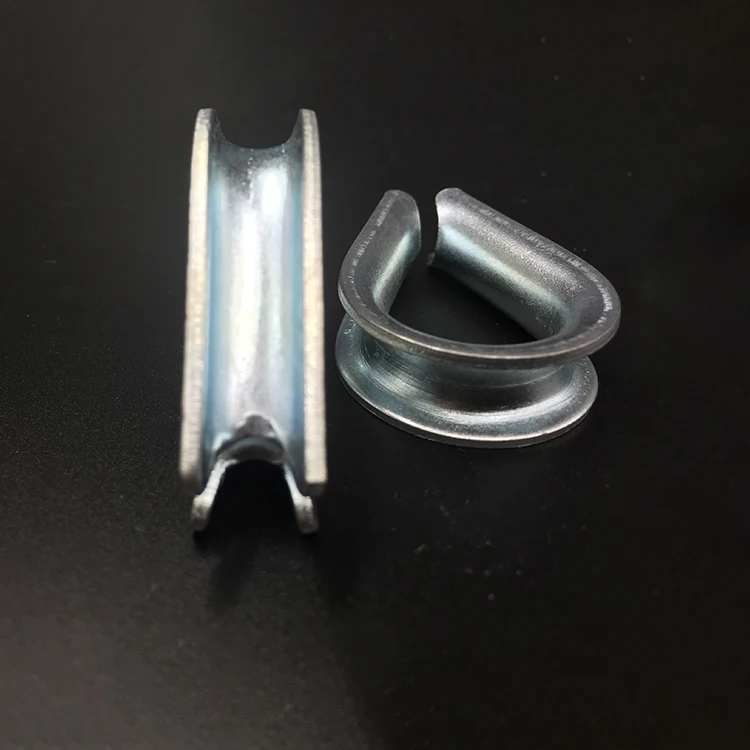 Best Sale Galvanized Steel Butterfly Din6899b Thimble Steel Wire Rope Thimble