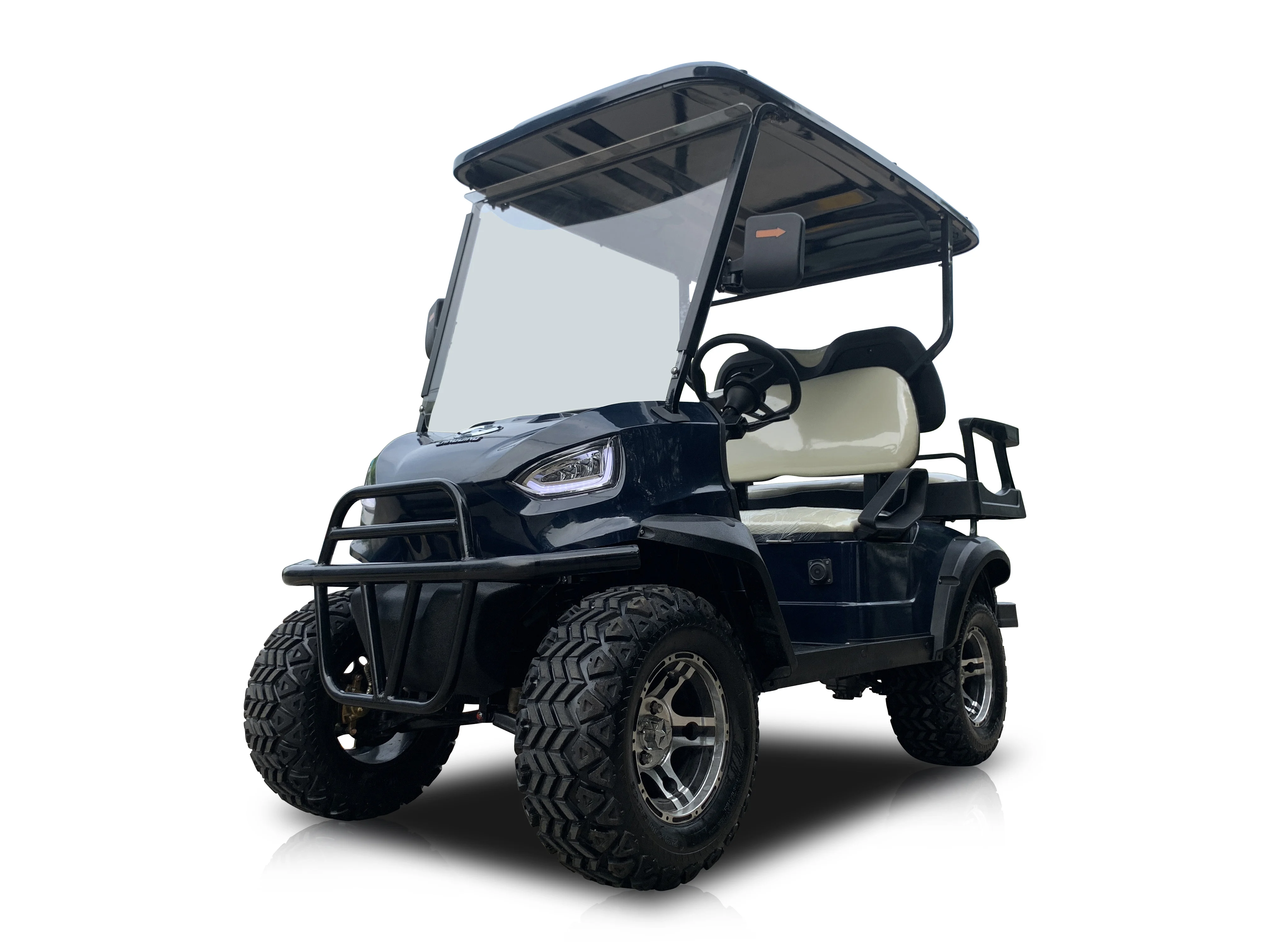 2+2 Seats Electric Golf Cart Powerful 5KW AC Motor With China Curtis Controller 48V Compatible Electric Golf Club Car
