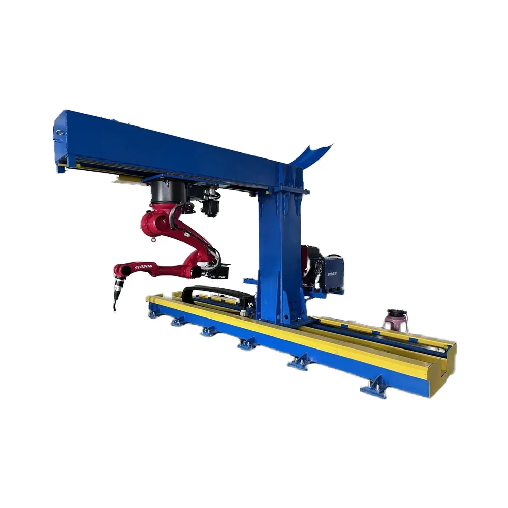 Auto Welding Robot Line for Steel Structures 600/800/1000/1250/1500/1800mm H Beam Profile with Core Bearing Components