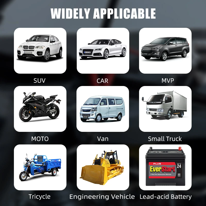 TK-360 12V 6A Intelligent Automatic 3 stages charging Car Battery Charger Boat AGM Deep Cycle GEL Lead Acid LiFePO4 Pulse Repair