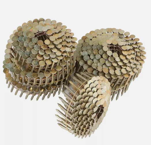 15 Degree Round Head Wire Weld Collatedsmooth Shank Coil Roofing Nails