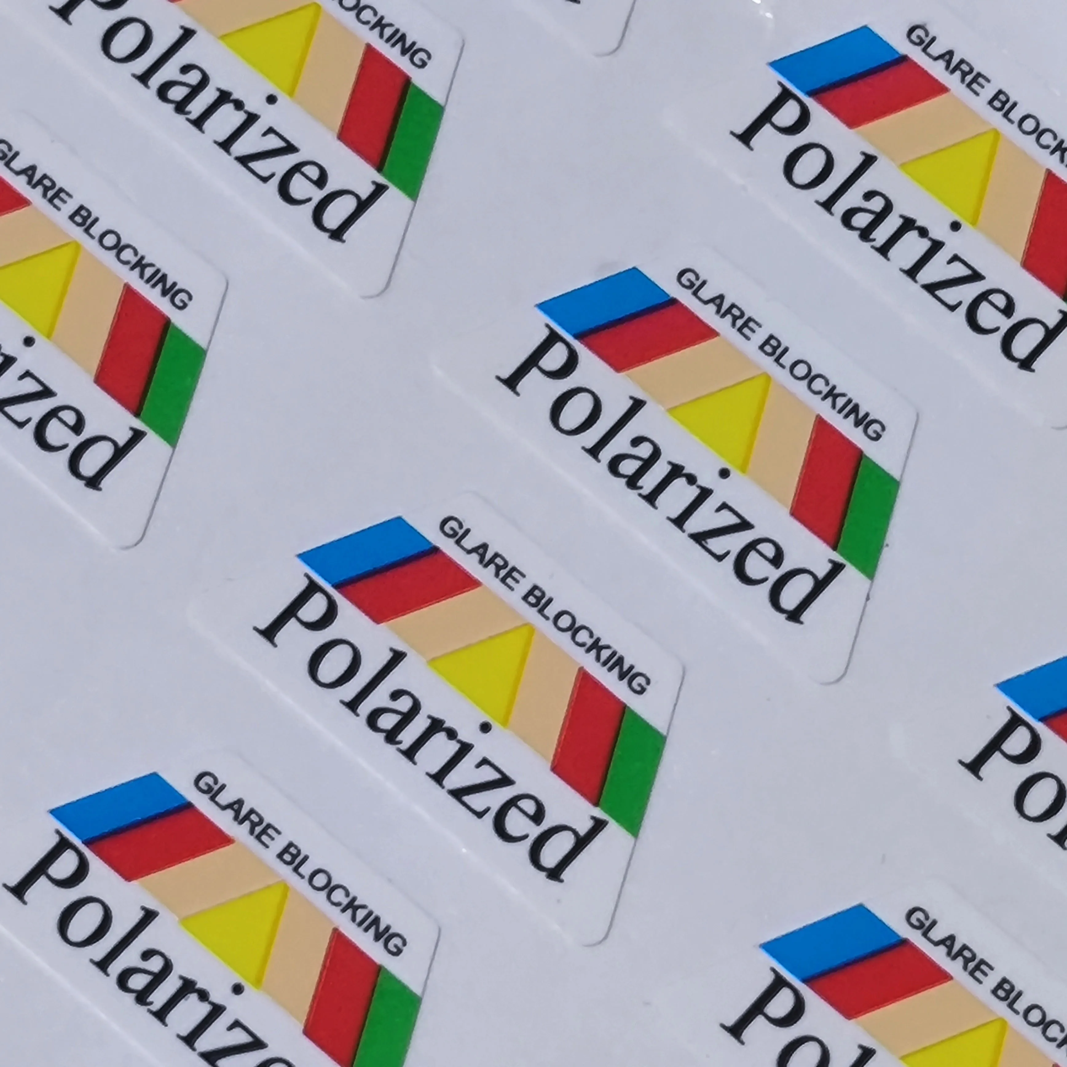 Sunglasses Lens Label  Vinyl Die Cut Stickers