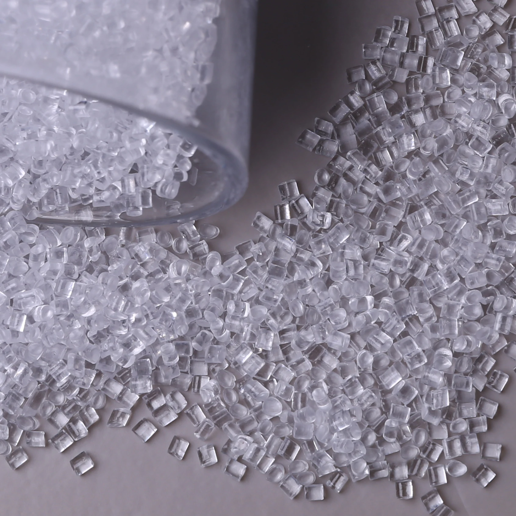 SAN Raw Material Dark Blue and Heat Resistant for External Pen Tubing Resin PN-127 L200 Plastic with Transparent Customized