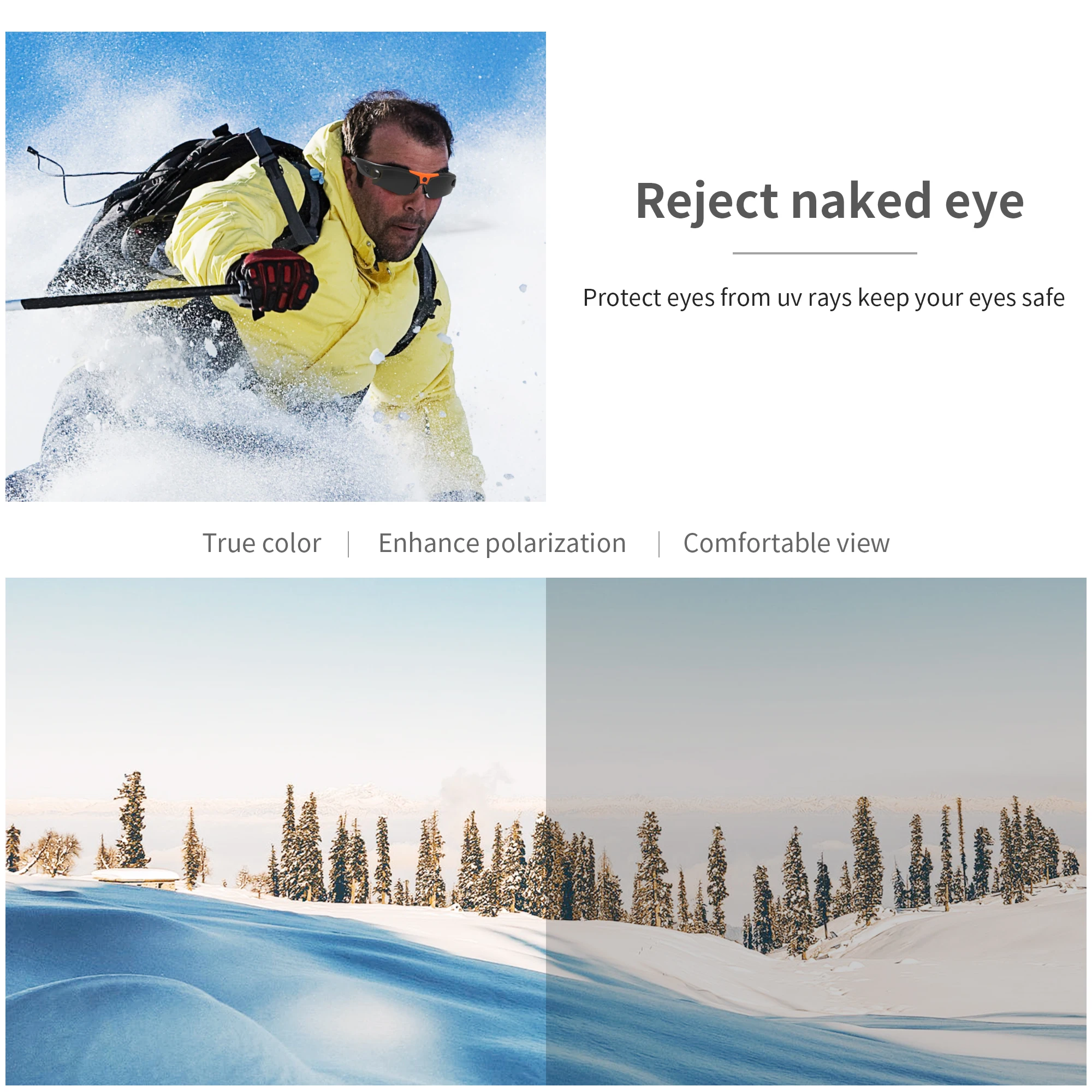 Full HD 1080P Video Photo Wifi Glasses Sunglass Camera with UV Protection Eyewear For Sport Traveling