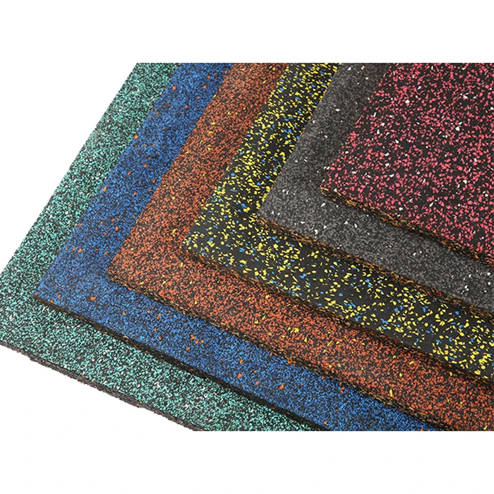 Custom Size Logo Colorful Rubber Floor Mat/China Manufacture High Density Rubber Flooring