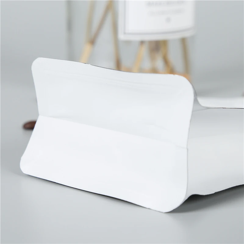 2 oz 16 oz 12oz 250g 340g 500g 1kg 10000g 2.5kg 2lb 5lb flat bottom kraft paper espresso block coffee bean box bag with valve