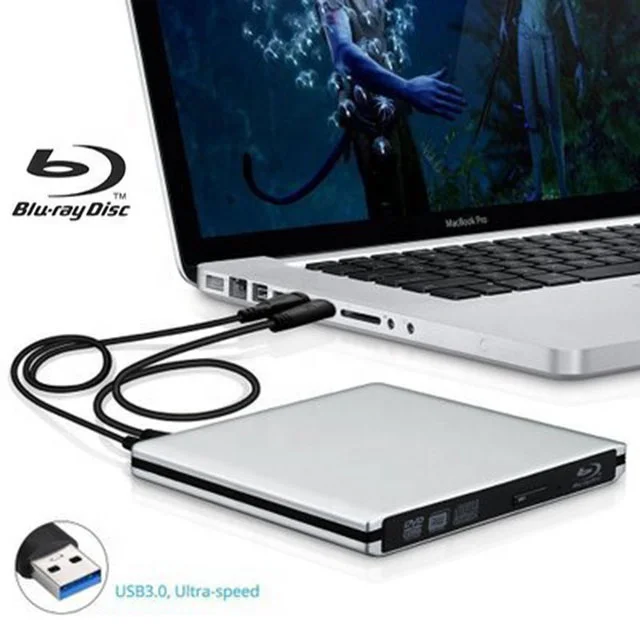  Портативный DVD-проигрыватель blu-ray USB 3 0 внешний dvd-проигрыватель