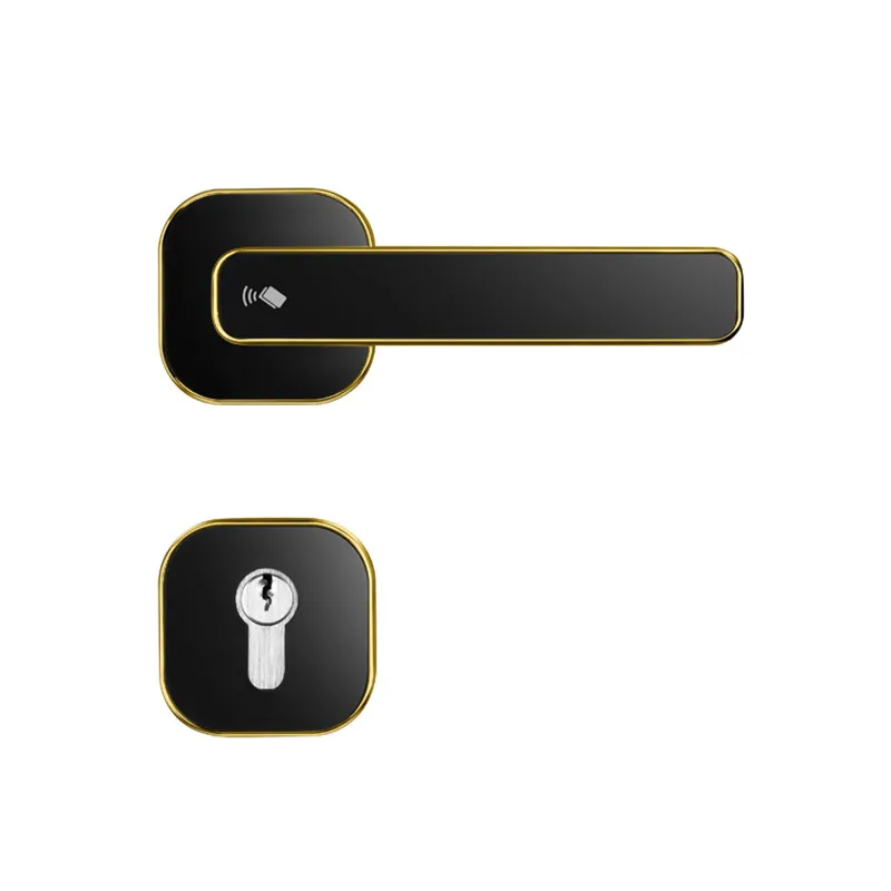 Youhe H160 Remote Card + Key Smart Security Home Security Door Lock Automatic Lockup  Door Lock Black Smart Lock