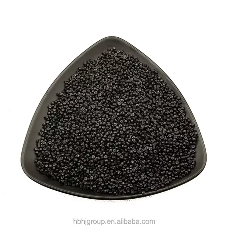HDPE PE100 / PE80 Black Granules For Pipe