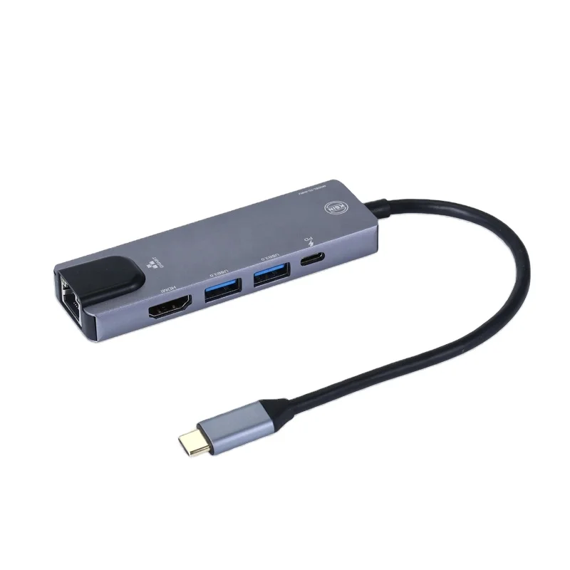 4K 30HZ Type C концентратор 5 портов USB 3 1 адаптер для