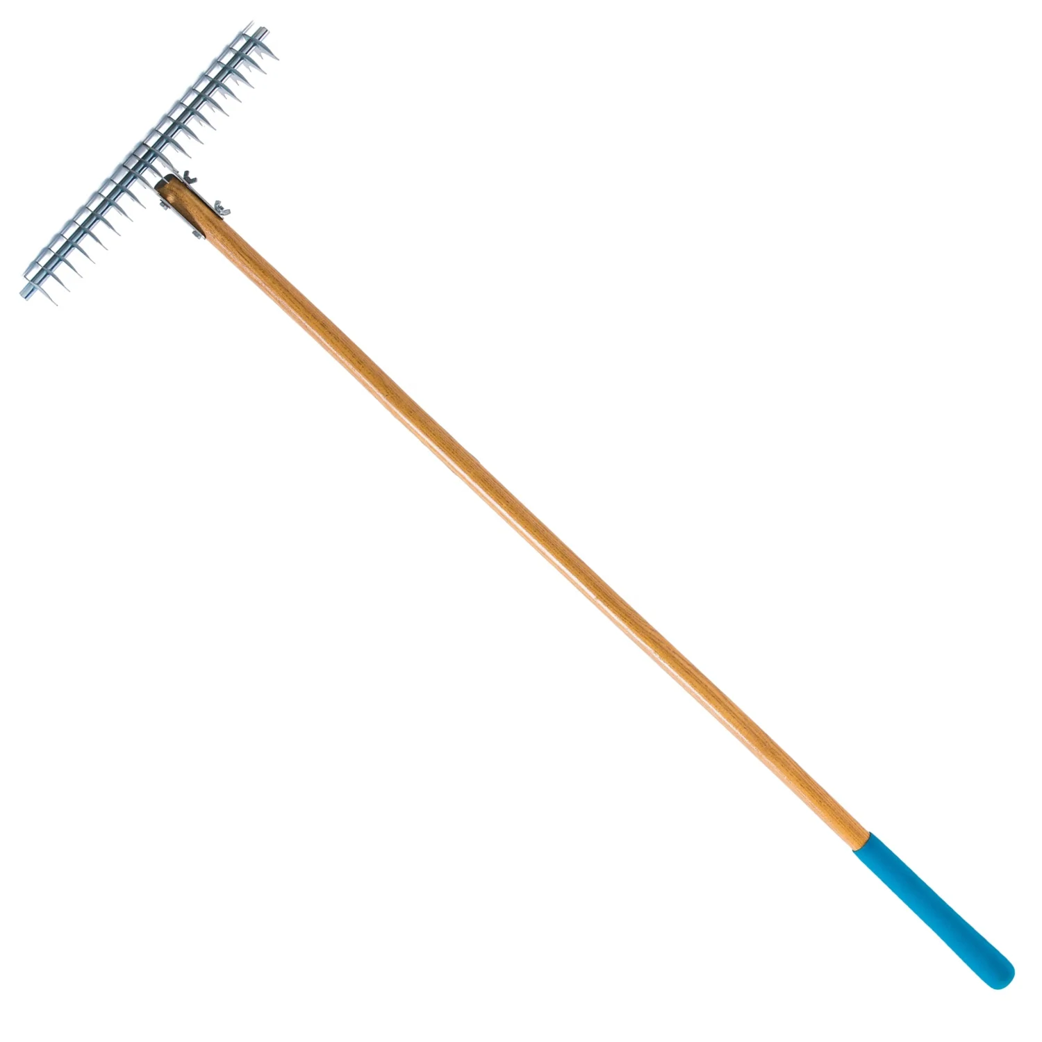 THATCHING RAKE  LONG WOOD HANDLE