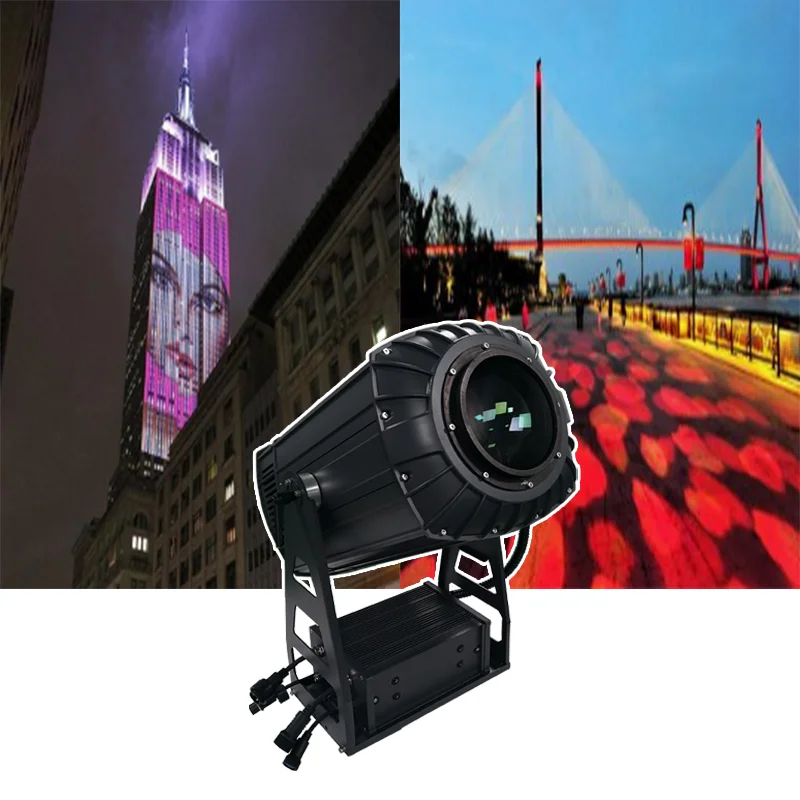Waterproof Gobo Projector 600W Ripple Floating Commercial Advertising Long Distance Advertising Projector Light