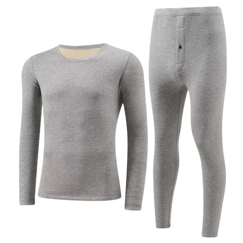 Thermal long Johns 100% mulberry silk for men and women thick underwear set