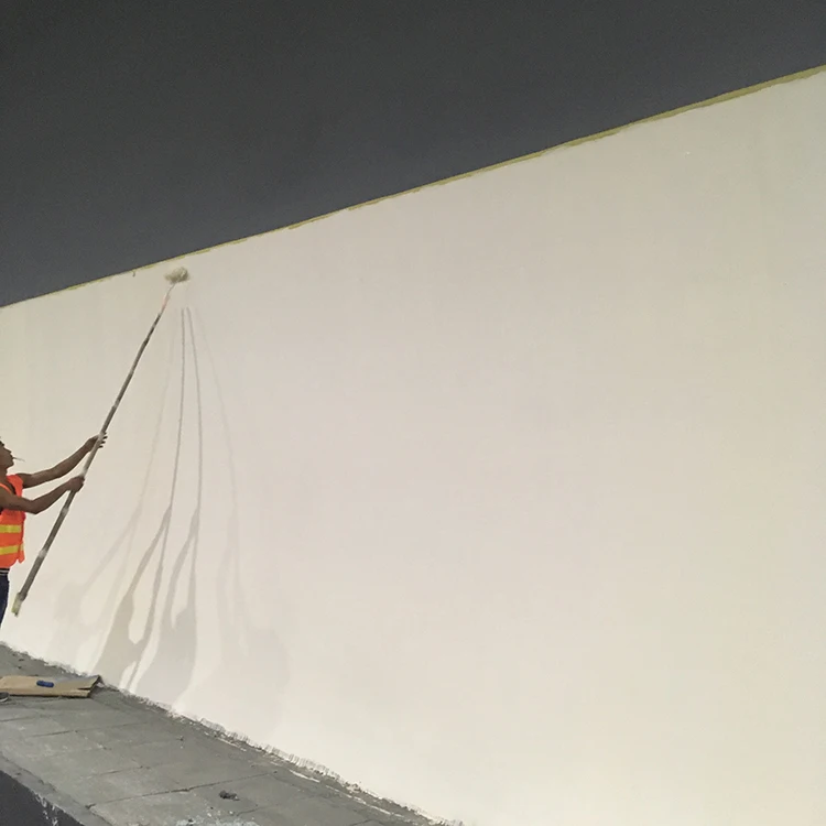 Self-cleaning concentrating light and increasing brightness paint for tunnel