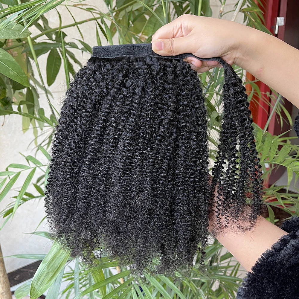 Wholesale price virgin indian human hair ponytail,ponytail human hair,100% virgin human hair ponytail extension