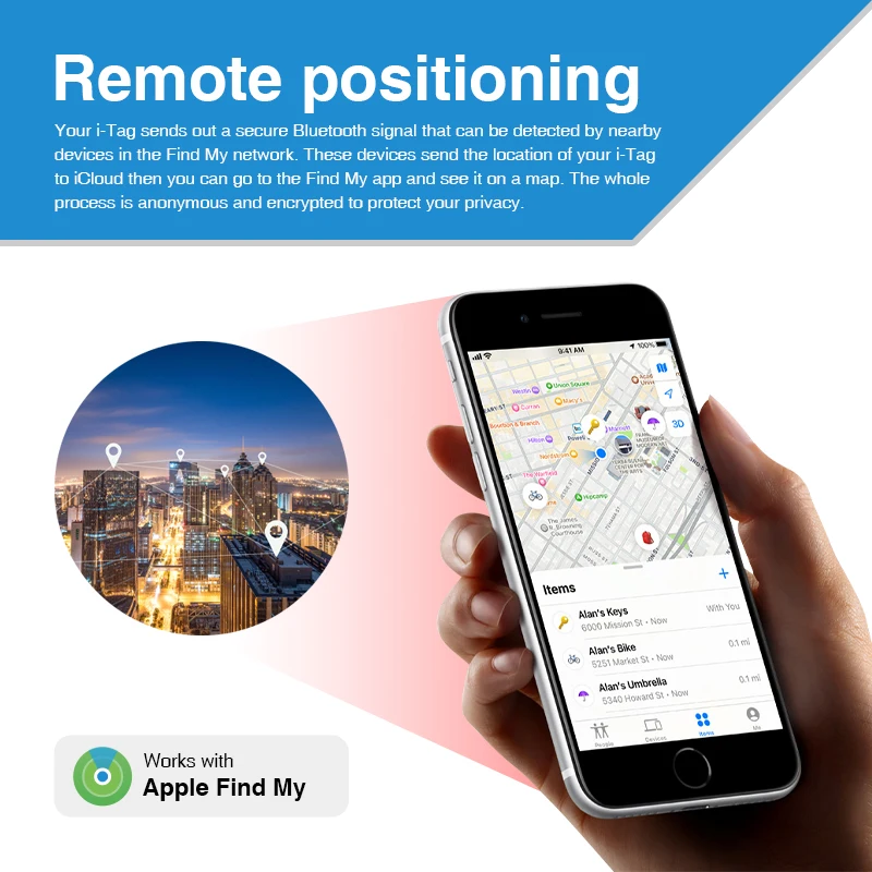 Gps Tacker Detector Anti-lost Alarm Smart Tracker Wireless Key finder