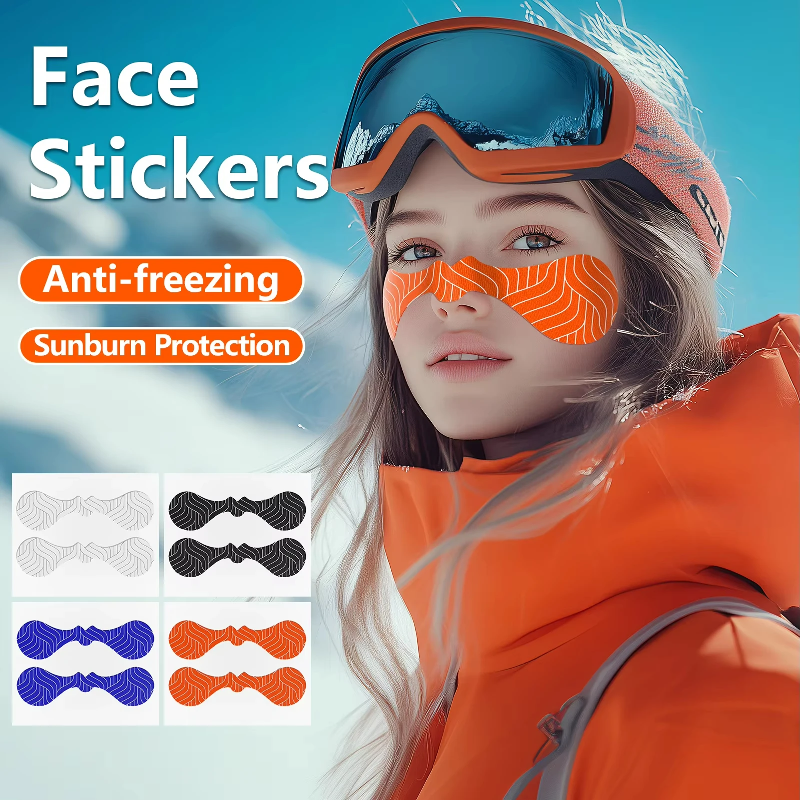 Top Sales Daily UV Cut Golf Patch Eco-Friendly Face Tape Customized Christmas Stickers