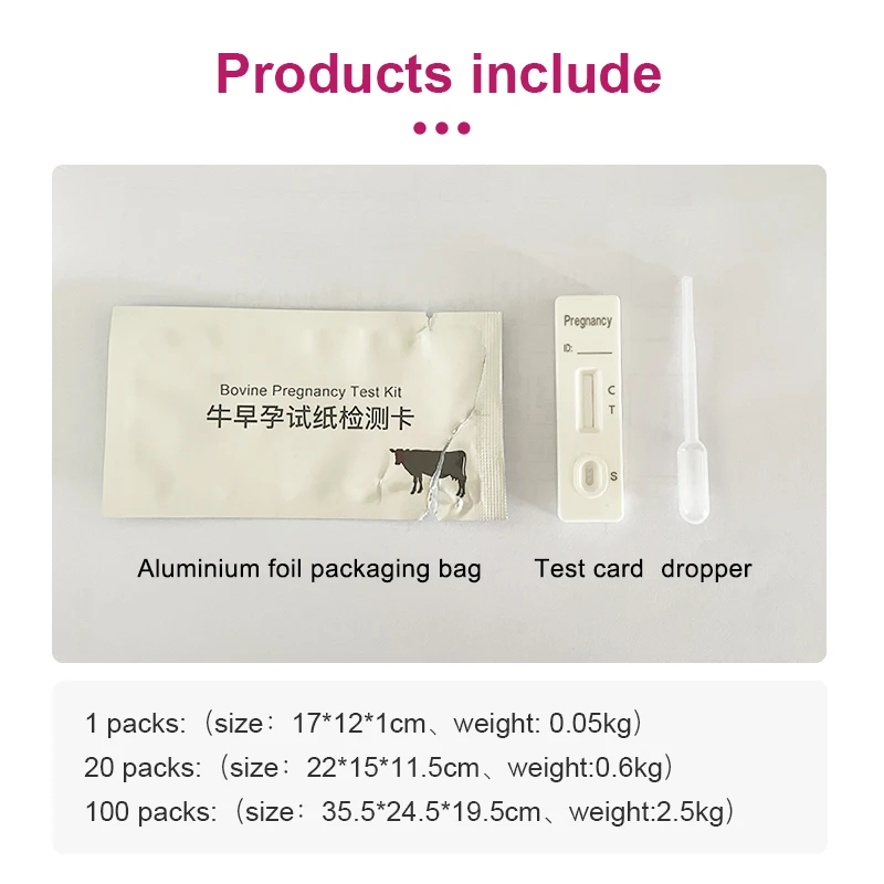 Watarbio SC506 Bovine Cow Cattle Pregnancy Rapid Test Kit